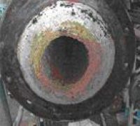 石灰スケール除去前