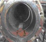 石灰スケール除去後